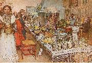 Carl Larsson Christmas Eve oil painting reproduction